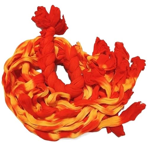 20 Stück zweifarbiges Nylonstrumpfmaterial for Basteln runder Blumen – handgefertigtes künstliches Blumenzubehör(22 20 Pieces) von LiuliuBull