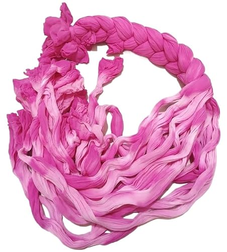 20 Stück zweifarbiges Nylonstrumpfmaterial for Basteln runder Blumen – handgefertigtes künstliches Blumenzubehör(32 20 Pieces) von LiuliuBull