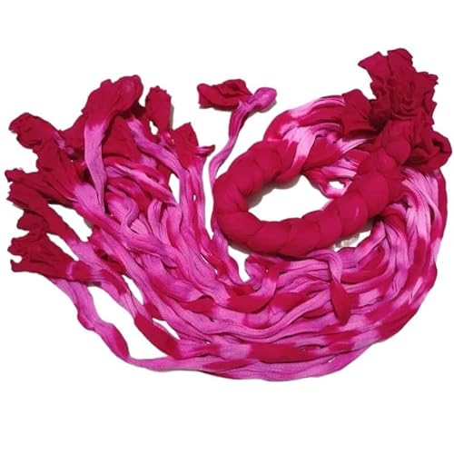 20 Stück zweifarbiges Nylonstrumpfmaterial for Basteln runder Blumen – handgefertigtes künstliches Blumenzubehör(54 20 Pieces) von LiuliuBull