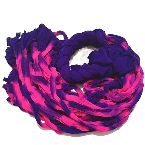 20 Stück zweifarbiges Nylonstrumpfmaterial for Basteln runder Blumen – handgefertigtes künstliches Blumenzubehör(70 20 Pieces) von LiuliuBull