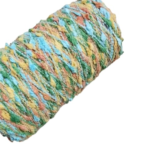 250 g farbiges Polyester-Acryl-Mischgarn mit Federeffekt for Handstrick- und Häkelprojekte(Color8) von LiuliuBull