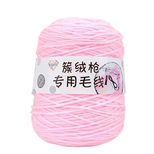 400 g Tufting-Zylindergarn – 8 Stränge handgewebtes Häkelgarn aus Acryl for Teppiche und Decken – Big Twist-Schlauchgarn for DIY-Projekte(02color) von LiuliuBull