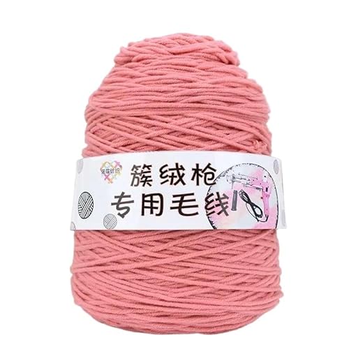 400 g Tufting-Zylindergarn – 8 Stränge handgewebtes Häkelgarn aus Acryl for Teppiche und Decken – Big Twist-Schlauchgarn for DIY-Projekte(04color) von LiuliuBull