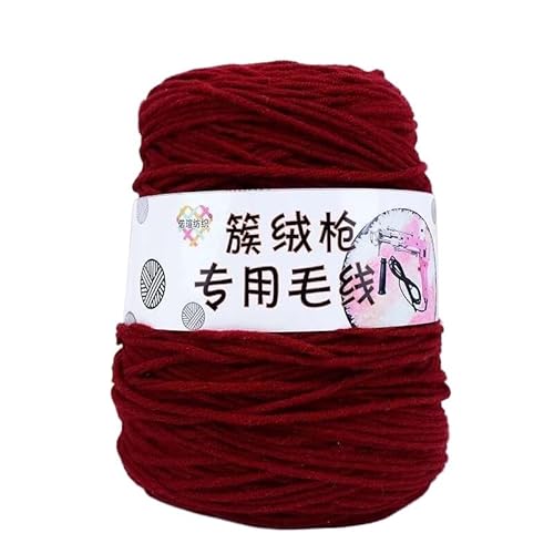 400 g Tufting-Zylindergarn – 8 Stränge handgewebtes Häkelgarn aus Acryl for Teppiche und Decken – Big Twist-Schlauchgarn for DIY-Projekte(37Color) von LiuliuBull