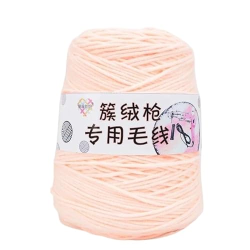 400 g Tufting-Zylindergarn – 8 Stränge handgewebtes Häkelgarn aus Acryl for Teppiche und Decken – Big Twist-Schlauchgarn for DIY-Projekte(62color) von LiuliuBull