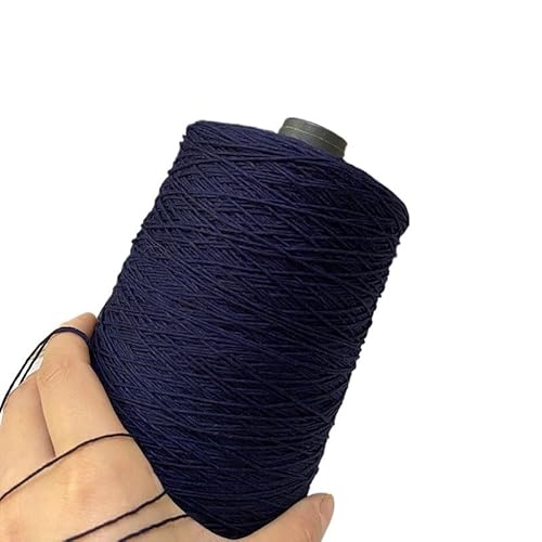 500 g Baumwoll-Spitzengarn Nr. 5 – ideal for Selberstricken von Sommerkleidung, Taschen und Häkelprojekten(Flower navy blue) von LiuliuBull