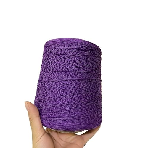500 g Baumwoll-Spitzengarn Nr. 5 – ideal for Selberstricken von Sommerkleidung, Taschen und Häkelprojekten(Violet) von LiuliuBull