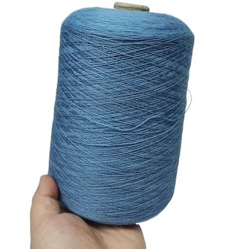 500 g Garn aus 100% Merinowolle for Häkeln und Stricken – weicher, dünner Faden for selbstgemachte Schals und Tücher – 1000 m handgefertigtes Garnmaterial(Color12) von LiuliuBull