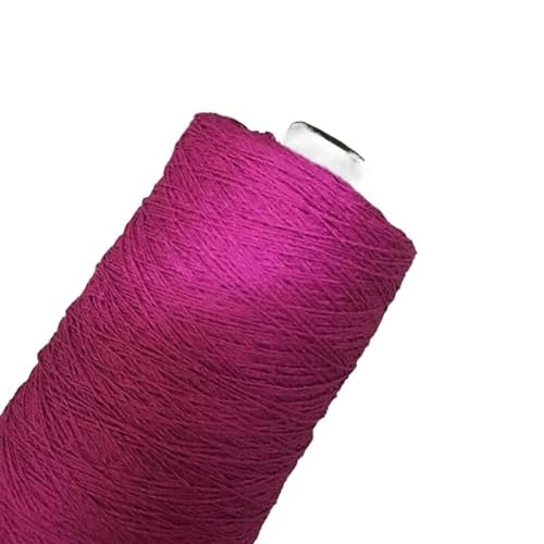 500 g High-Twist Nr. 8 Leinen-Spitzenfaden for Handstricken und Häkeln – perfekt for durchbrochene Schals und filigrane Projekte(Fuchsia) von LiuliuBull