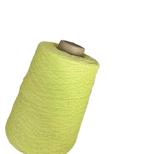 500 g High-Twist Nr. 8 Leinen-Spitzenfaden for Handstricken und Häkeln – perfekt for durchbrochene Schals und filigrane Projekte(Lemon yellow) von LiuliuBull