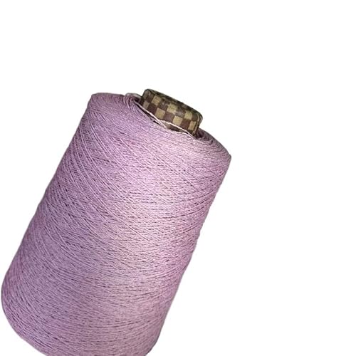 500 g High-Twist Nr. 8 Leinen-Spitzenfaden for Handstricken und Häkeln – perfekt for durchbrochene Schals und filigrane Projekte(Light purple) von LiuliuBull