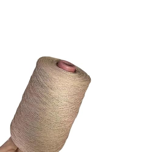 500 g High-Twist Nr. 8 Leinen-Spitzenfaden for Handstricken und Häkeln – perfekt for durchbrochene Schals und filigrane Projekte(Stone) von LiuliuBull
