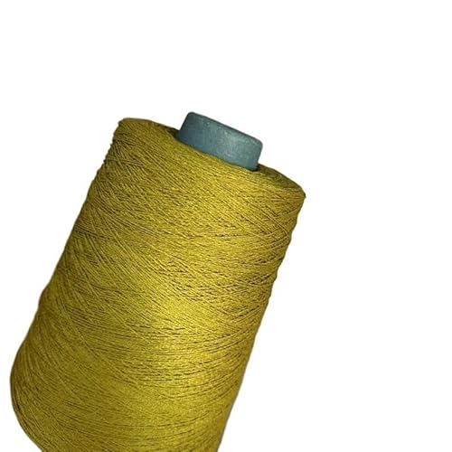 500 g High-Twist Nr. 8 Leinen-Spitzenfaden for Handstricken und Häkeln – perfekt for durchbrochene Schals und filigrane Projekte(Tran-Yellow) von LiuliuBull