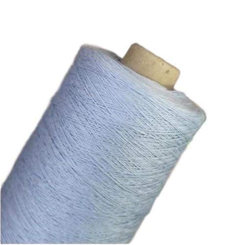 500 g Sommer-Spitzenfaden – unverformbares, handgefertigtes Baumwollgarn for selbst gewebte Schals und Westen(Light blue) von LiuliuBull