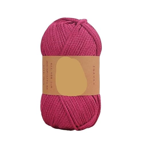 85 m Häkel-Strickgarn – 100 g, 65% Baumwolle, Makramee-Seil for handgefertigte Projekte(Color1) von LiuliuBull