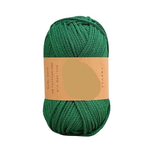 85 m Häkel-Strickgarn – 100 g, 65% Baumwolle, Makramee-Seil for handgefertigte Projekte(Color10) von LiuliuBull
