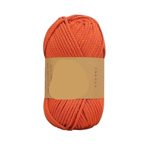 85 m Häkel-Strickgarn – 100 g, 65% Baumwolle, Makramee-Seil for handgefertigte Projekte(Color11) von LiuliuBull