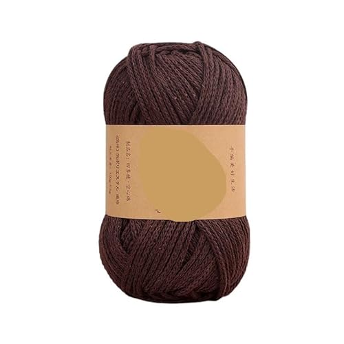 85 m Häkel-Strickgarn – 100 g, 65% Baumwolle, Makramee-Seil for handgefertigte Projekte(Color13) von LiuliuBull