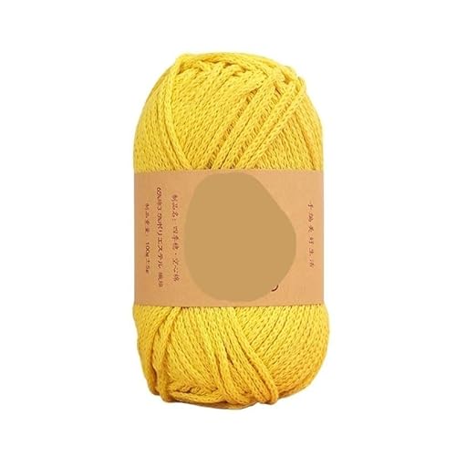 85 m Häkel-Strickgarn – 100 g, 65% Baumwolle, Makramee-Seil for handgefertigte Projekte(Color15) von LiuliuBull
