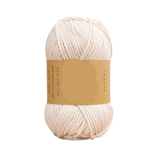 85 m Häkel-Strickgarn – 100 g, 65% Baumwolle, Makramee-Seil for handgefertigte Projekte(Color2) von LiuliuBull