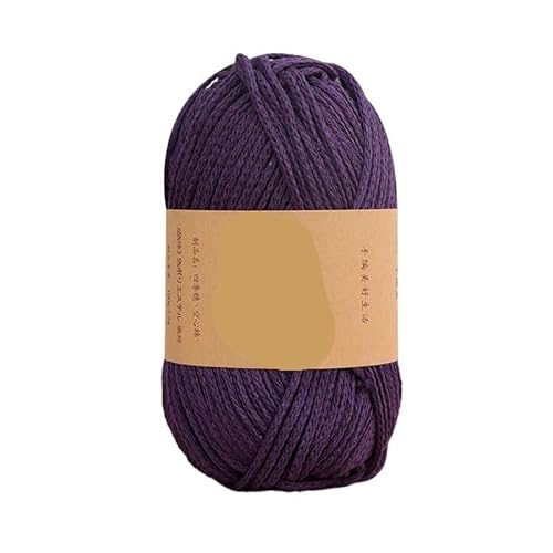 85 m Häkel-Strickgarn – 100 g, 65% Baumwolle, Makramee-Seil for handgefertigte Projekte(Color4) von LiuliuBull
