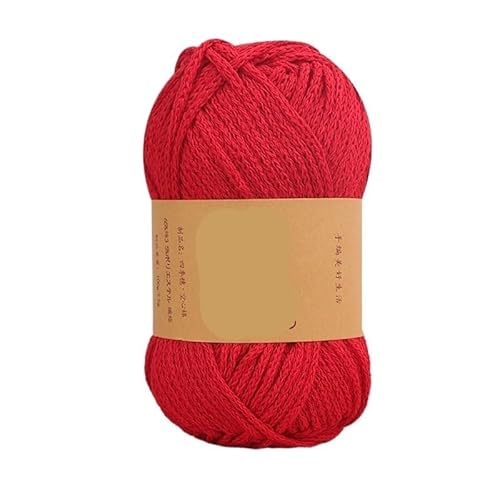 85 m Häkel-Strickgarn – 100 g, 65% Baumwolle, Makramee-Seil for handgefertigte Projekte(Color6) von LiuliuBull