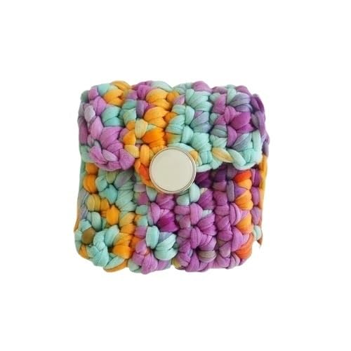 Abschnitt Färben Linie schwere Faden Farbe Wolle Tasche Kissen Teppich Weben manuelle Diy Tutorial (Color : Fuchsia) von LiuliuBull