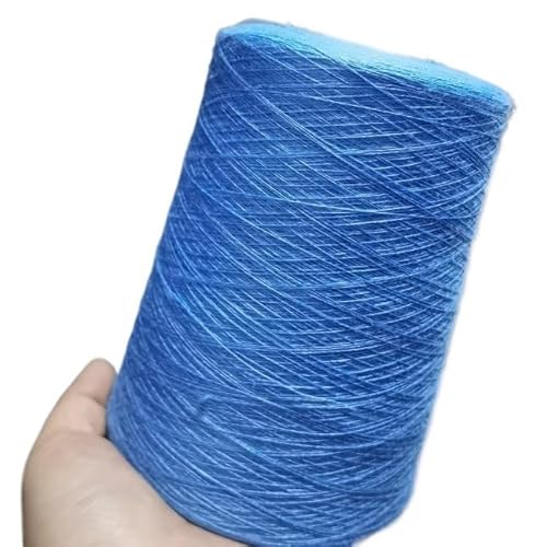 Handgewebtes Häkelgarn – 500 g, 55% Seide, 45% Leinen – perfekt for Frühlings- und Sommerprojekte(Sky Blue) von LiuliuBull