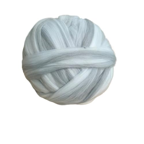 Superdicker, 8 cm großer, handgewebter Wollschal und Katzennestkissen – 500 g kuscheliges Wollaccessoire(A gray flower) von LiuliuBull