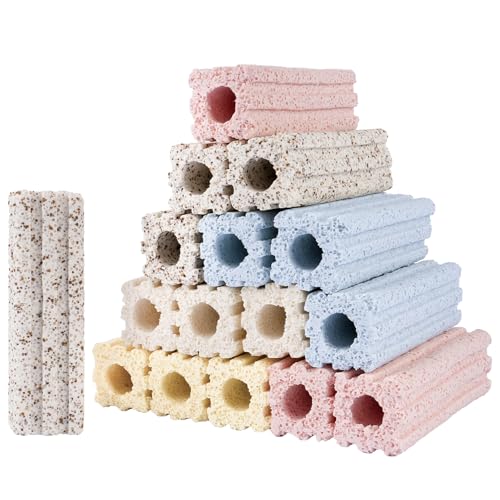 16 Stück Filterschwamm Aquarium Schwammfilter, Filtermaterial für Teichfilter & Aquarium Filter Sponge, Filterschaum, Filterschwämme für Teichfilter, Aquarien Filtermatten (9,2 x 2,7 x 2,7 cm) von Liuliushun