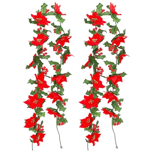 2pcs Weihnachtsgirlanden 6, 6ft künstliche Beerengirland 2pcs Weihnachtsgirlanden 6, 6ft künstliche Beerengirland von Liummrcy