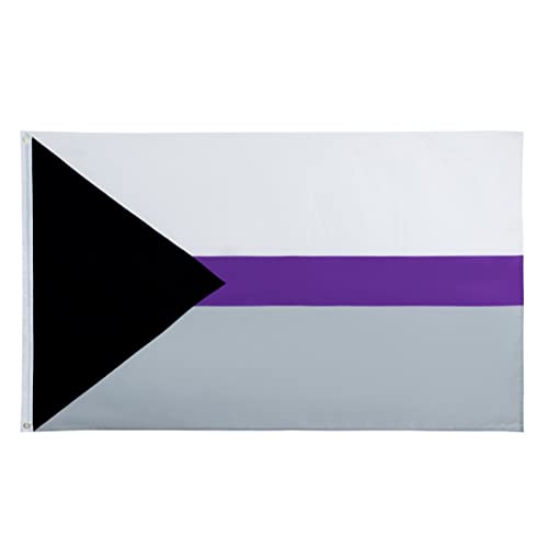 Demisexuelle Pride Flagge Großes Nicht-binäres Pride-Support-Banner mit lebendiger Farbe 90x150 cm Demisexual Pride Flag, Pride Flag, Gay Pride Flag, bisexuelle Pride-Flagge, LGBT Large von Liummrcy