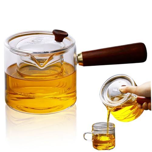 Gla -Teekanne mit Infusern für losen Tee 450 ml Holzgriff Deckeltekanne mit Spout Elektroherd sichern sicher transparenter Teekanne für Teerhausgeschenke, Tabellengeschirr, Tischgeschirr Gla -Teekanne mit Infusern für losen Tee 450 ml Holzgriff Deckeltekanne mit Spout Elektroherd sichern sicher transparenter Teekanne für Teerhausgeschenke, Tabellengeschirr, Tischgeschirr von Liummrcy