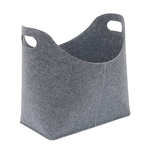 Liummrcy Filzbrennholzkorb Faltbare Kamin Aufbewahrungstasche Fireside Holzträgerhalter grau, Kaminzubehör Liummrcy Filzbrennholzkorb Faltbare Kamin Aufbewahrungstasche Fireside Holzträgerhalter grau, Kaminzubehör von Liummrcy