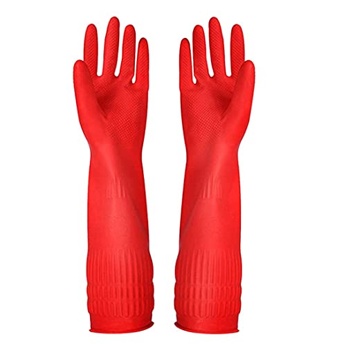 Liummrcy Gummisputzhandschuhe Lange Küche Geschirrspülhandhandschuhe wasserdichte Haushaltshandschuhe 3 Paare Lange Gummihandschuhe, Geschirrspülhandschuhe, Gummi -Waschhandschuhe, von Liummrcy