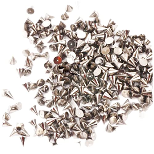 Liummrcy Kegelspikes Stollen 0,3 cm Punk Metallic Spiky Niethilfe DIY Craft Nail Art Decoration 100pcs von Liummrcy