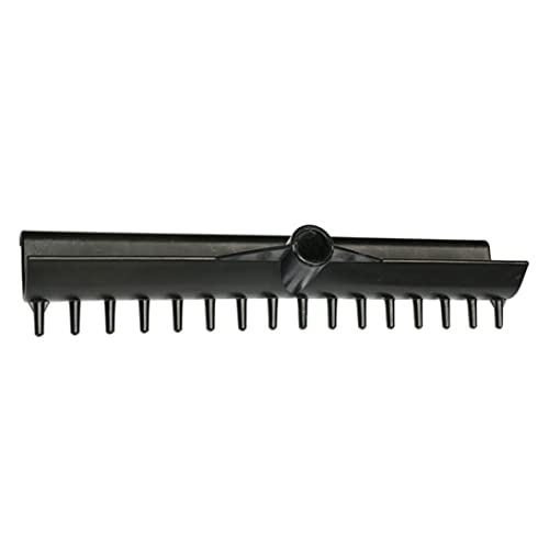 Liummrcy Mini Garden Rake, Handlüfterblatt Rake Garten Handstrauch Rake Kleiner Grip Handventilator Rechen, Bunker Rake 16 Zähne doppelseitig Sandfalle Pitch -Pitch -Pflege für Pflege von von Liummrcy