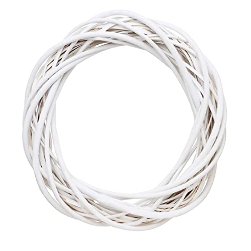 Weihnachten, Liummrcy, Weidenkranz Dekor Weihnachtsfest Rattan Ring Ring Florale Hoop Natural 10 cm Ornamente Handwerk Accessoires von Liummrcy