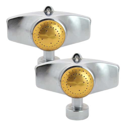Metallspot Sprinkler für Rasenquadratrunde Muster Sprinkler mit sanftem Wasser für Garten 2PCs von Liummrcy