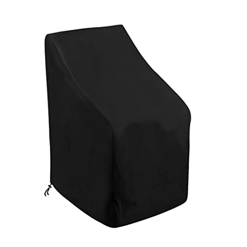 Outdoor -Stapelstuhlabdeckung wasserdichte Garten -Terrassenabdeckung für Liegestühle tränenfeste Möbelschutz (64x64x120 cm), Gartenmöbelzubehör von Liummrcy
