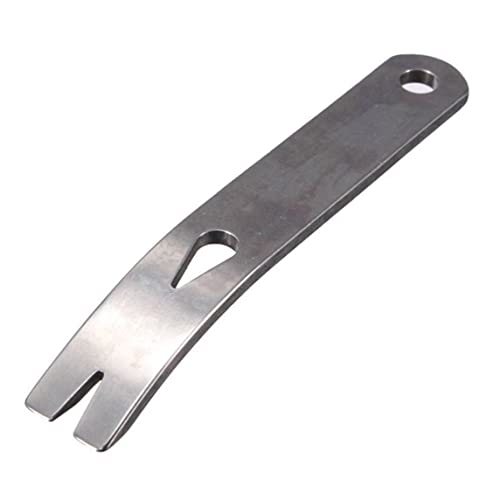 Pocket Pry Bar tragbares Edelstahl Dienstprogramm Widgy Bar Tool Professioneller Öffnungshebel für Bushcraft Survival, Mini Pry Bar von Liummrcy