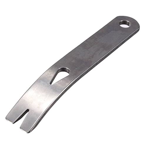 Survival Opener Scraper, Pocket Pry Bar Tragbare Edelstahl Utility WIDGY BAR Werkzeug Professionelle Öffnungshebel Mini Edelstahl Pocket Pry Bar Opener Scraper Für Buwkraftüberleben von Liummrcy