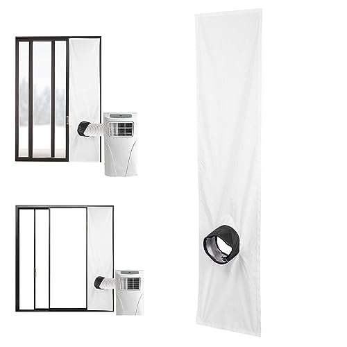 Tragbare Klimaanlagenfenster Dichtung 200 cm einstellbares wasserdichtes Befestigungsband Universal Mobile Air Conditioning Fenster Kit, Wechselstromfensterdichtungskit von Liummrcy