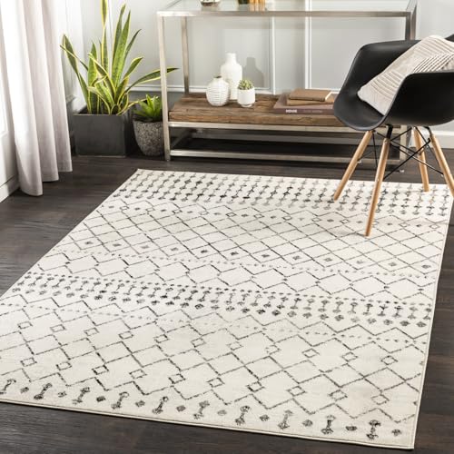 Livabliss Abu Dhabi Boho Design 130x170 cm – Moderner skandinavischer Stil mit geometrischem Muster in Elfenbein & Grau für Wohnzimmer, Schlafzimmer & Esszimmer Livabliss Abu Dhabi Boho Design 130x170 cm – Moderner skandinavischer Stil mit geometrischem Muster in Elfenbein & Grau für Wohnzimmer, Schlafzimmer & Esszimmer von Livabliss