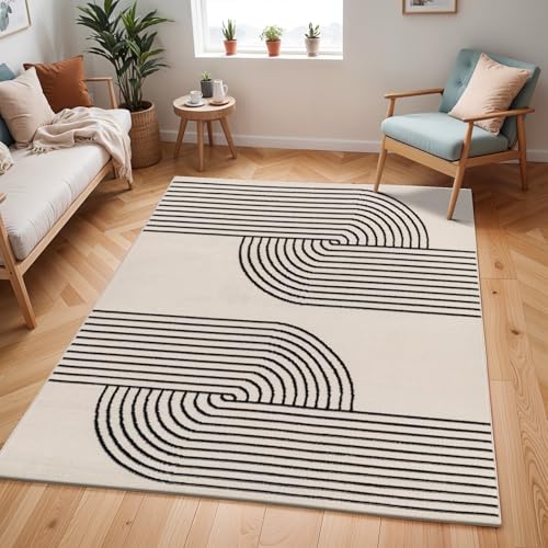 Livabliss Hialeah Läufer 80x220 cm – Abstraktes Marmor Design in Elfenbein & Schwarz, weicher Kurzflor für Wohnzimmer & Esszimmer Livabliss Hialeah Läufer 80x220 cm – Abstraktes Marmor Design in Elfenbein & Schwarz, weicher Kurzflor für Wohnzimmer & Esszimmer von Livabliss