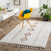 Livabliss Hochflor-Teppich "MARACAIBO" rechteckig 35 mm Höhe Shaggy Hochflorteppich, Weicher, Flauschiger, Boho Wohnzimmerteppich von Livabliss