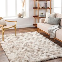Livabliss Hochflor-Teppich "TUZLA" rechteckig 52 mm Höhe Flauschig, Langflor, Weich, Boho Wohnzimmerteppich, Beige Livabliss Hochflor-Teppich "TUZLA" rechteckig 52 mm Höhe Flauschig, Langflor, Weich, Boho Wohnzimmerteppich, Beige von Livabliss