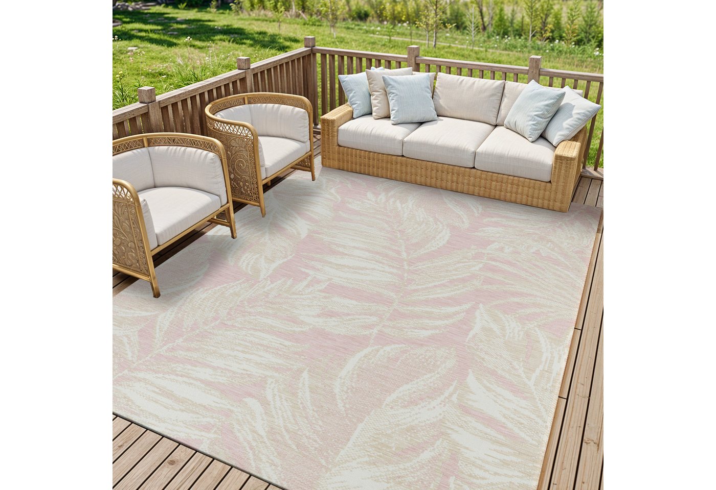 Livabliss Outdoorteppich AMORA, rechteckig, Höhe: 5 mm von Livabliss