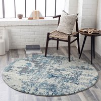 Livabliss Teppich "Abstract", rund, 11 mm Höhe, Moderner Designerteppich in Marmor Optik, Kurzflor Wohnzimmerteppich Livabliss Teppich "Abstract", rund, 11 mm Höhe, Moderner Designerteppich in Marmor Optik, Kurzflor Wohnzimmerteppich von Livabliss