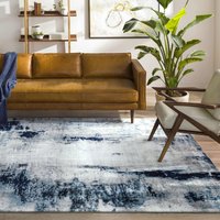 Livabliss Teppich "HELSINKI", rechteckig, 11 mm Höhe, Designerteppich in Marmor Optik, Kurzflor Wohnzimmerteppich/Läufer von Livabliss